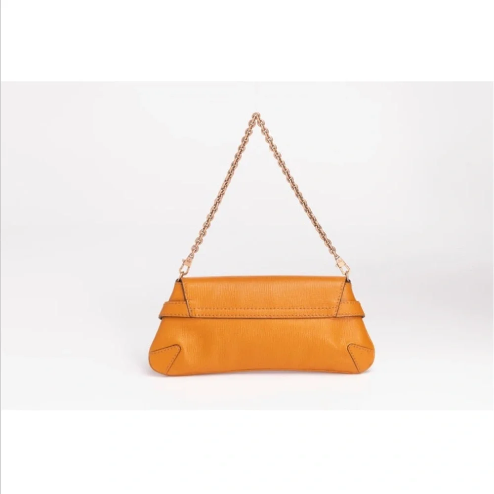 ISO Gucci Orange/Tan/Caramel Leather Horsebit Shoulder Bag - Picture 3 of 3